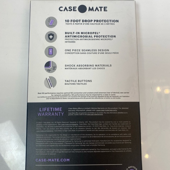 Samsung Galaxy S21 Ultra 5G Twinkle Hombre Glitter Hard Shell Phone Case NWT - Picture 5 of 6